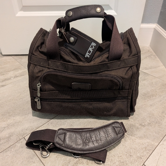 Tumi Brown Duffle Travel Bag
